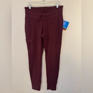 NWT Columbia maroon leggings sz L